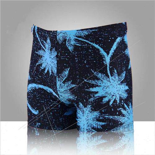 New coconut e print swim trunks fashion plus size mens boxer
