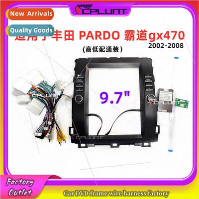 9.7-inch Android Toyota PARDO bully GX470 center panel modif