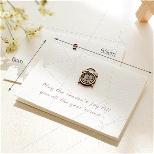 12 Reproduction Mini Metal Folded Greeting Cards Birthday Cr