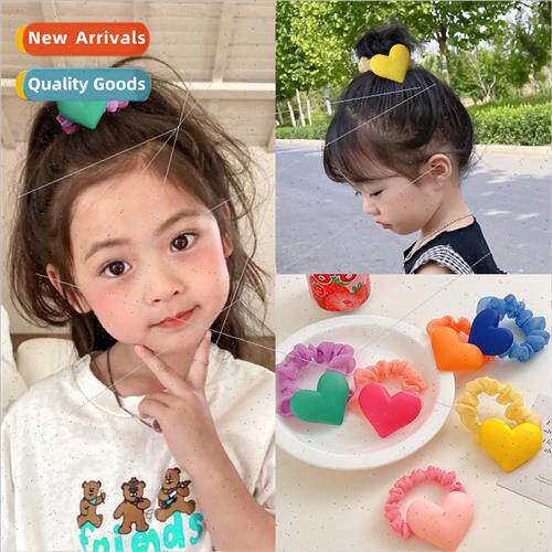 Korea love heart large intestine ring tie pill head cute gir