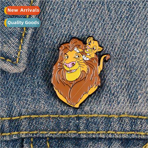 Film  around on King cartoon brooch students cute backpack c