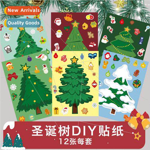 CM2107020 Christmas Stickers Christmas Tree DIY Stickers Chr