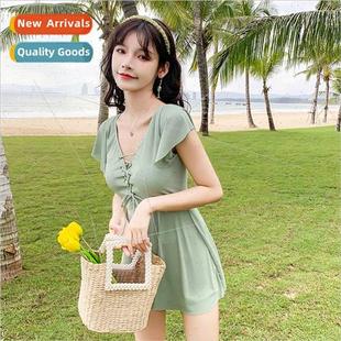 womens spl skirt new str thin swimsu belly 2021 conservative