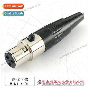 Mini XLR female 3 pole MINI XLR connector Mini microphone pl