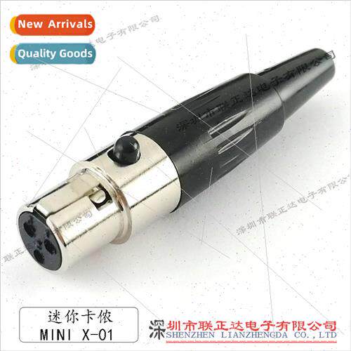 Mini XLR female 3 pole MINI XLR connector Mini microphone pl
