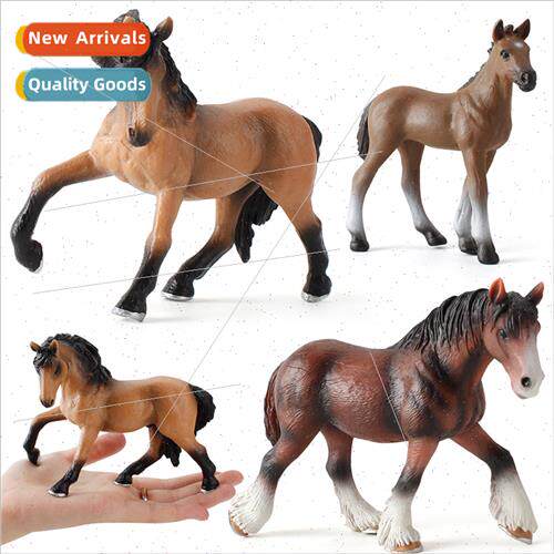 Wildlife Ranch Stallion Children Static Model Ornament Toys