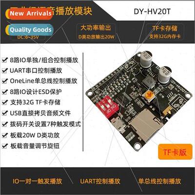 12V/24V/10W/20W Voice Playback Module One to One Trigger Ser