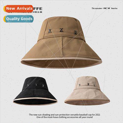 2023 hat female spring fall hundred wh twill cotton fisherma