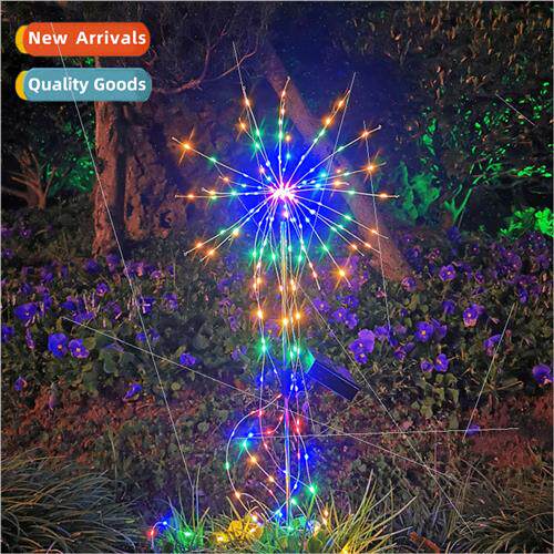 Solar Fireworks ghts Ground Plug Lamp Garden ghts Lawn Groun