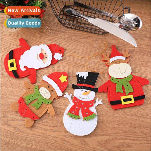 Personalized New Christmas Knife Fork Pouch Table Knife Fork