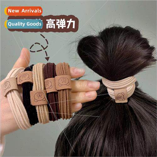 mple new high elastic cross-seamless bear label leather bfem