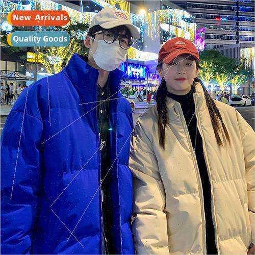 Autumn winter men women loose candy-colored cotton clothing