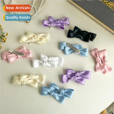 Japan candy-coloured double bow hairpin female Korea ins swe