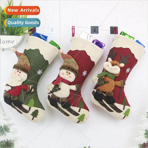 Christmas Decorations Santa Claus Hanging Christmas Stocking