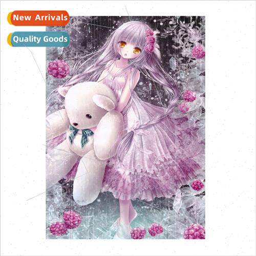 Handmade full embroidery cartoon cute princess small size dr