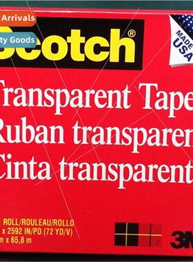 U.S.A. 3M600 transparent tape  test single-sided adhesive 25