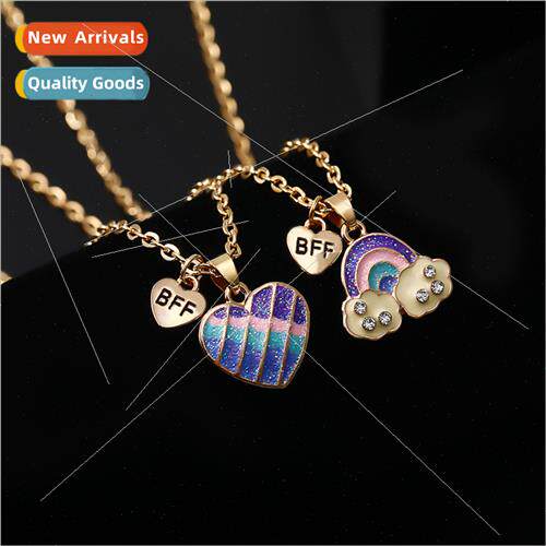 children good friends BFF necklace women necklace simple fas