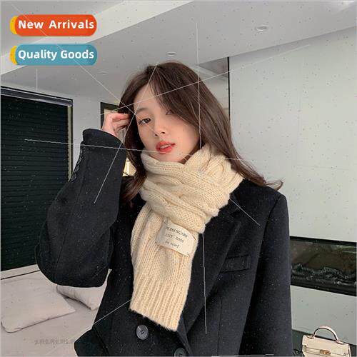 2022 fall winter warm scarf female dual-use double-sided twi