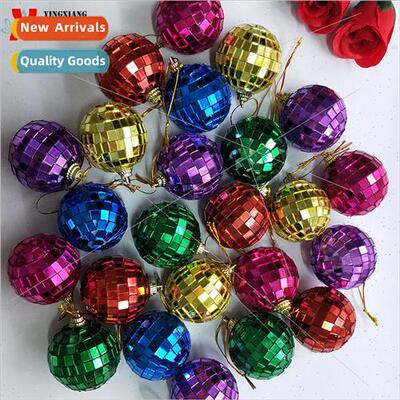 Golden mirror ball stage bar disco decoration ball wedding l