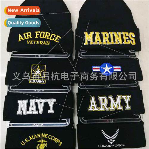 US ARMY Marine Corps Air Force embroidered kn cap fall winte