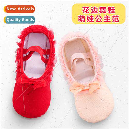 Childrens Dance Shoes Lace Lace Ballet Adult Yoga Practice S