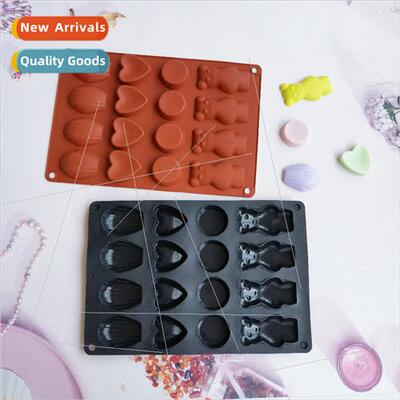 licone 16 wh 4 groups bear hearts 8 cake Chocolate jelly pud