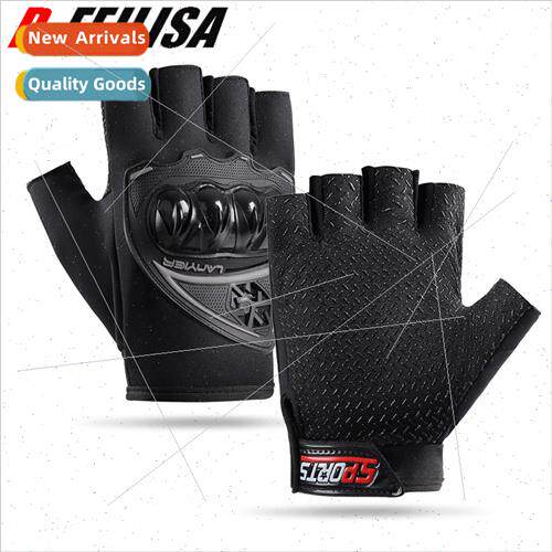 Riding sun motorcycle half-finger gloves men summer seasons
