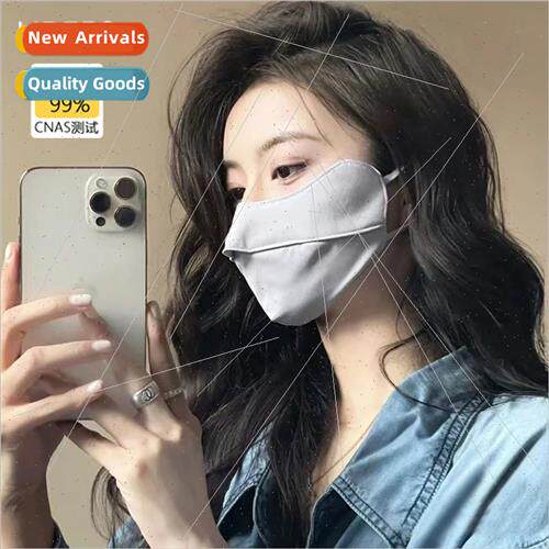 UV dust sunscreen mask female summer ice silk breathable cov