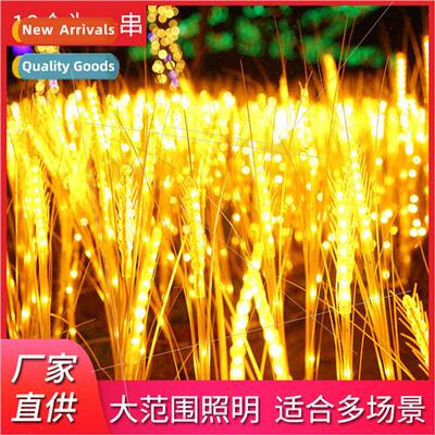 LED Wheat Fringe ghts High Bright Ground Flower Park Set Pro
