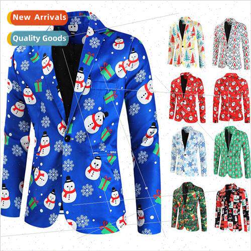 2022 fall winter new men casual su fashion Christmas printin