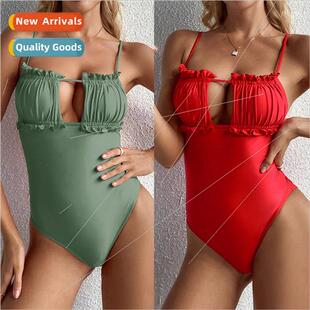 Swimsu Drawstring Sexy Womens piece Bikini LZ99 One