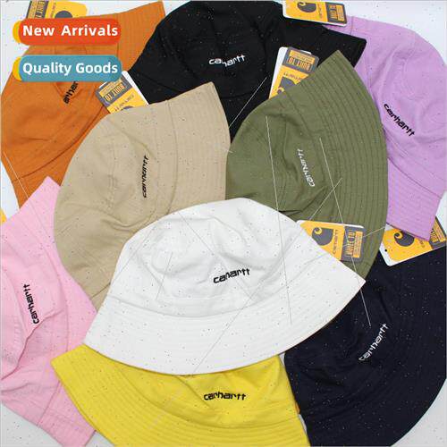 2023 new letters embroidery fisherman hat lerary retro basin