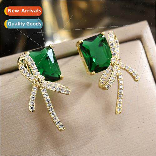 Earrings female 2023 new tide Yangqi silver needle earrings