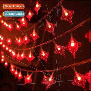 New Year Eve LED red string Chinese lanterns lights