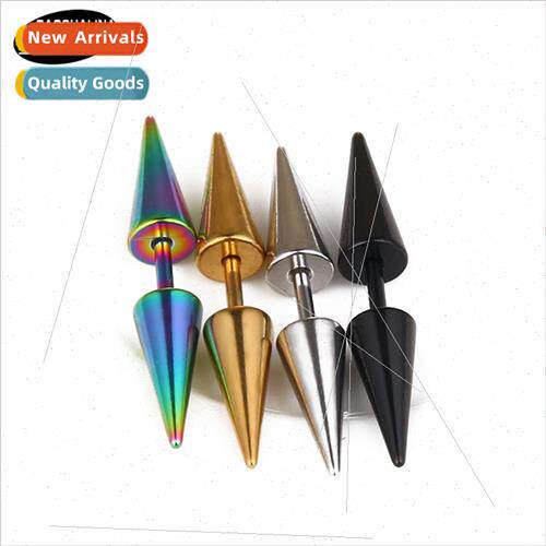 Non-allergenic tanium screws piercing earrings stainless ste