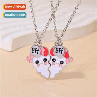 A pair new BBF good friend necklace best friend pendants