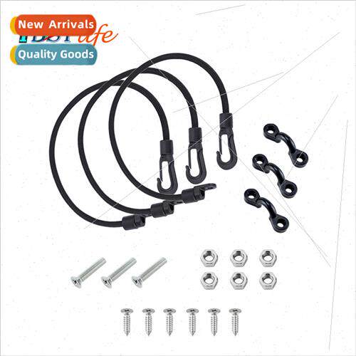 Anti-Lost Elasticated Lanyard Adjustable Rope Hook Buckle Fi