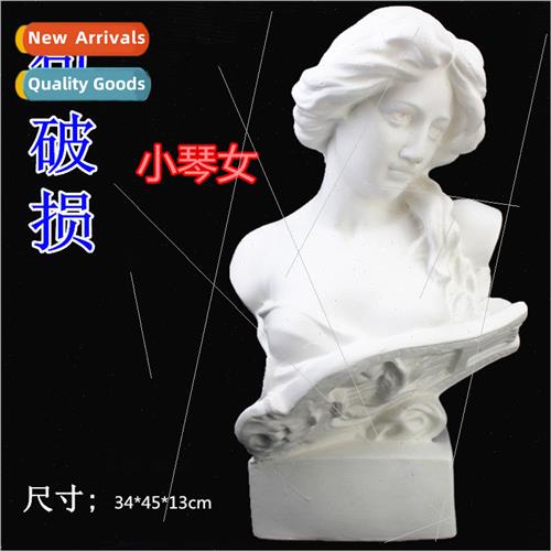 Brandt Plaster Plaster Bust ttle Violin Woman Hardcover Sket