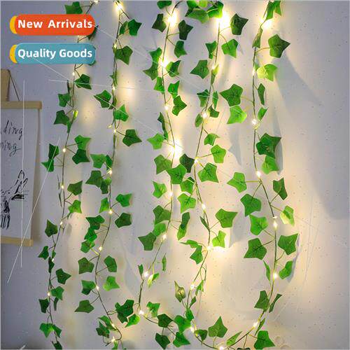 Rattan String ghts Battery Box Maple Leaf Green Vine Green L