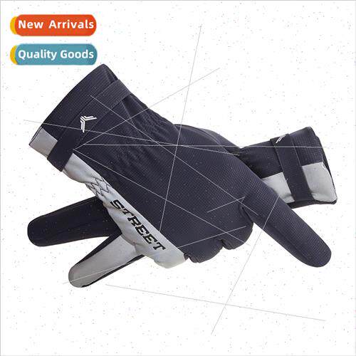 Skin feel warm gloves men touch screen winter outdoor riding