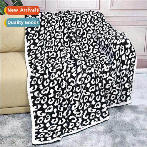 Half Fleece Knted Blanket Thickened Sofa Office Napping Blan