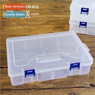 double compartment New box thickened empty transparent whe