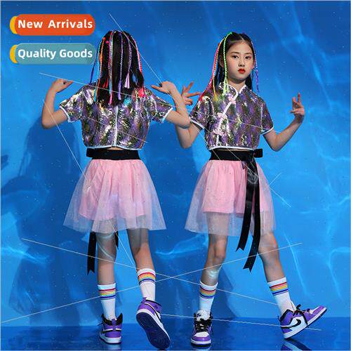 June 1 Girls Jazz Dance Hip Hop Walking  Clothes Modeling Fa