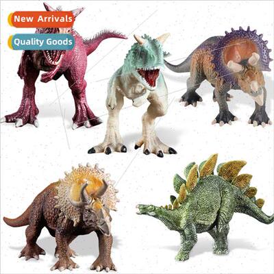 Dinosaur Model Triceratops Carnivorous Bullosaurus Blue Steg