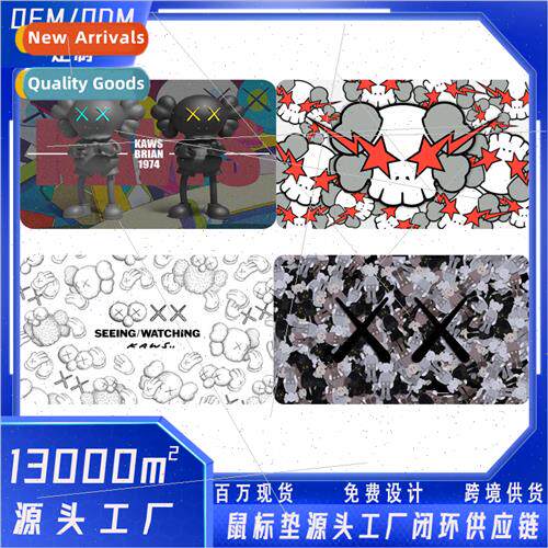 Sesame Set Kaws Mouse Pad Large  Cartoon Graffi Gaming Large