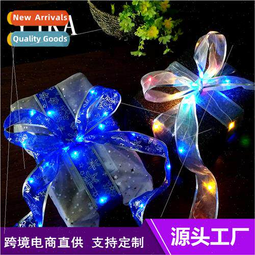 LED wedding gift wrapping luminous ribbon light string Chris