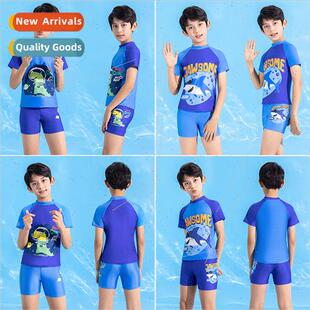 middle boys cute Korea child new 2023 spl swimsu Childrens