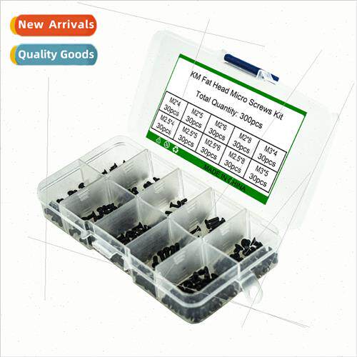 300pcs black cross recessed screws wh screwdriver set KM com