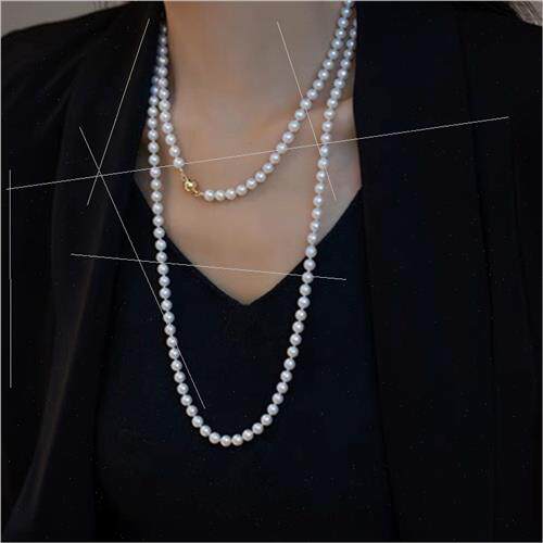 Long Natural Necklace Women Sweater Chain Accessories che Ho