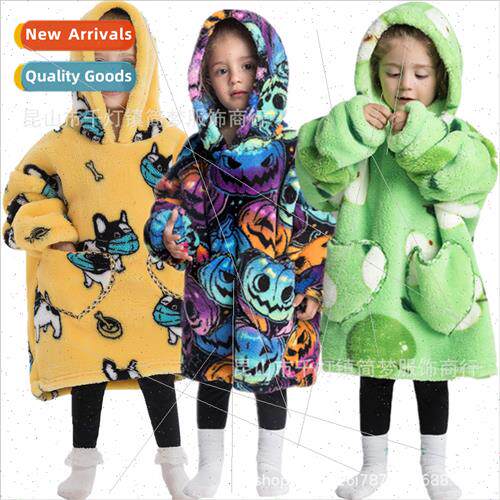 2022 cold clothing lazy blanket baby cartoon cute pajamas ch